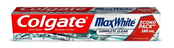 Imagen de COLGATE - CREMA DENTAL - MAX WHITE - 220 - ****