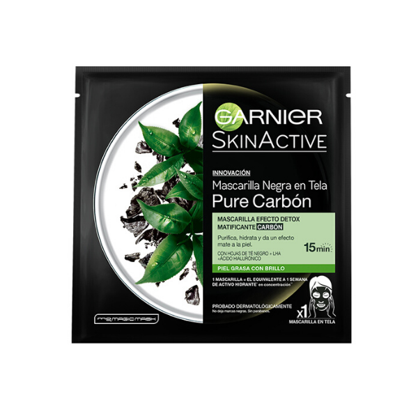 Imagen de GARNIER - SKIN ACTIVE - MASCARILLA - PURE CARBON - D**