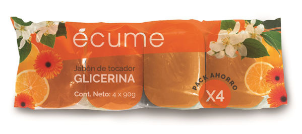 Imagen de ECUME - JABON - BARRA - 4 X 90 GRS - GLICERINA