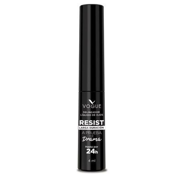 Imagen de VOGUE - DELINEADOR DE OJOS - RESIST 24 HS - LIQ NEGRO - 4 ML
