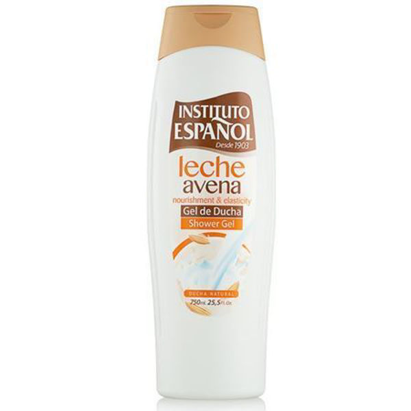 Imagen de INSTITUTO ESPAÑOL  - GEL BAÑO - LECHE & AVENA - 750 ML
