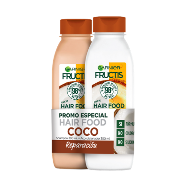 Imagen de FRUCTIS - PCK - SHA + ACO  - HAIRFOOD -  COCO - D**