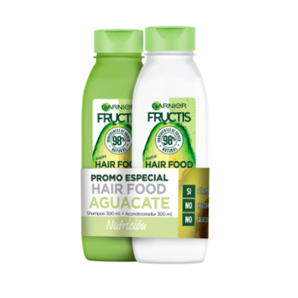 Imagen de FRUCTIS - PCK - SHA + ACO  - HAIRFOOD -  AGUACATE - D**