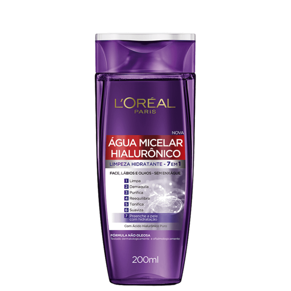 Imagen de LOREAL - AGUA MICELAR - ACIDO HYALURONICO - 200 ML