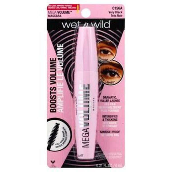 Imagen de WET N WILD - C156A - MASCARA PESTAÑAS - VERY BLACK - MEGA VO