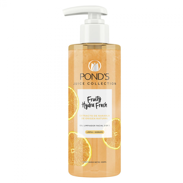 PONDS - GEL LIMPIADOR - FACIAL - 200 ML - NARANJA