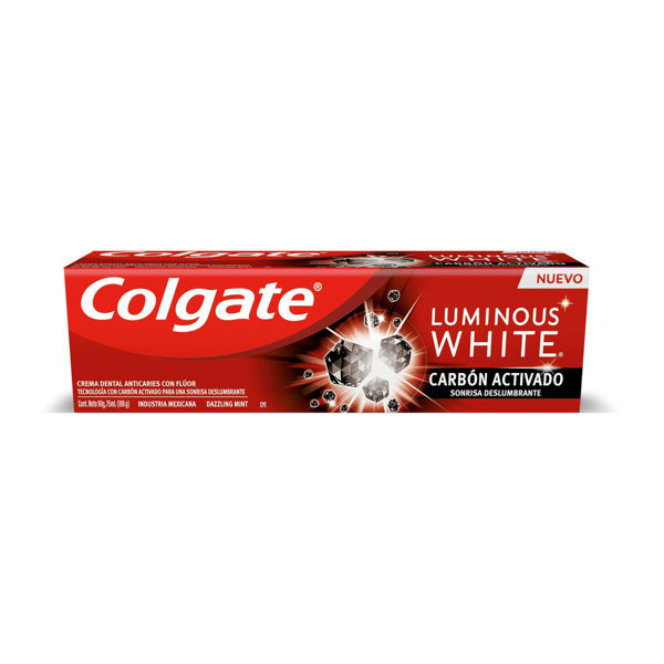 COLGATE - CREMA DENTAL - LUMINOUS WHITE - CARBON ACT. - 90 G