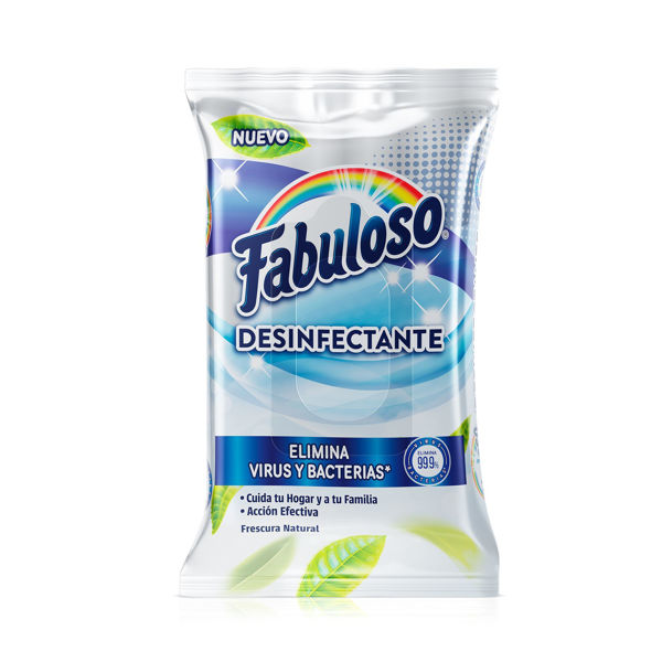 FABULOSO - TOALLITAS DESINFECTANTES - 40 UNIDADES