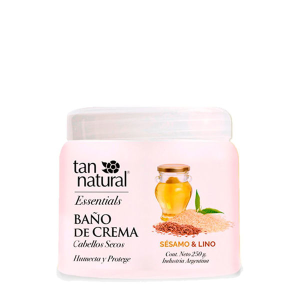 TAN NATURAL - BAÑO CREMA - 250 GRS - CABELLOS SECOS