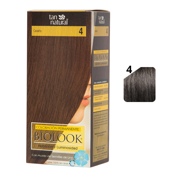 BIOLOOK - KIT - COLORACION - N° 4 