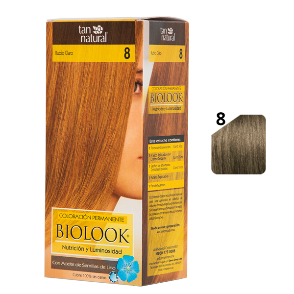 BIOLOOK - KIT - COLORACION - N° 8 