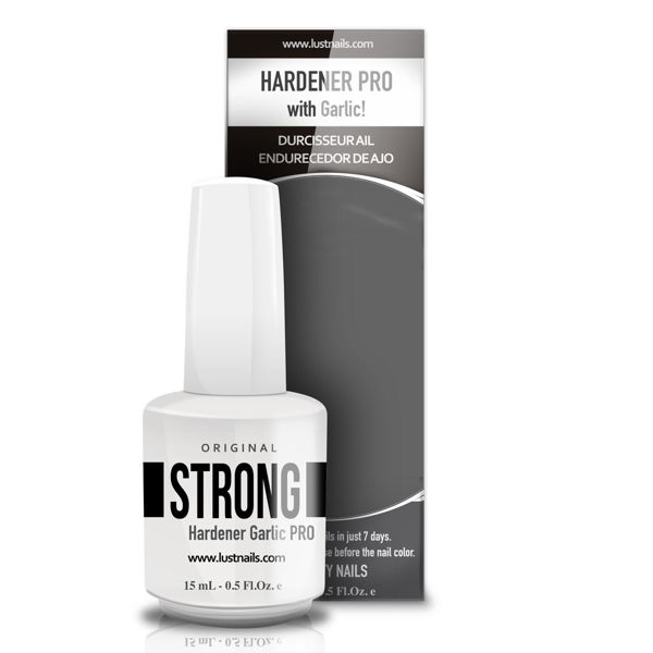 LUSTNAILS - HARDENER PRO - ENDURECEDOR DE AJO - 15 ML.