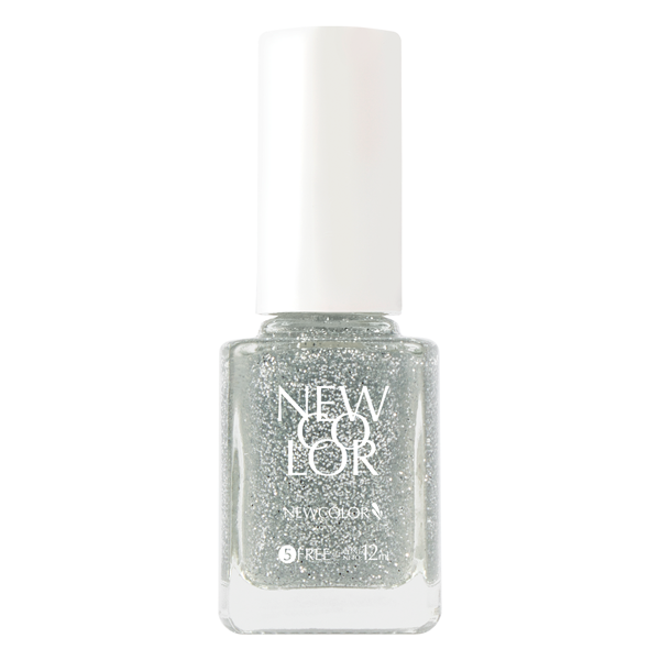 NEWCOLOR - ESMALTE BRILLITOS - SQ 6.30 - GLITTER PLATEADO