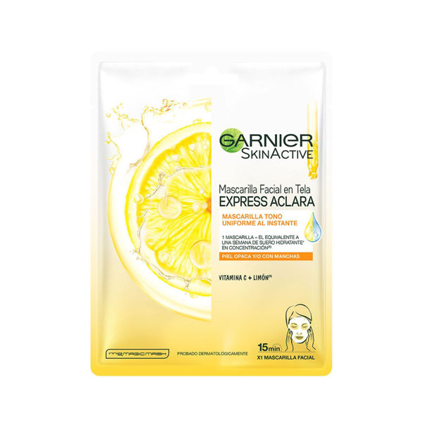 GARNIER - SKIN ACTIVE - MASCARILLA - ACLARA - VIT C