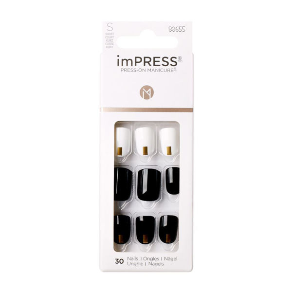 KISS - UÑAS POSTIZAS - IMPRESS - KIM004 - MIDNIGHT DRIVE