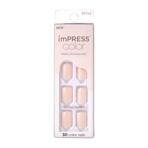 KISS - UÑAS POSTIZAS - IMPRESS - KIMCOO1 - POINT PINK