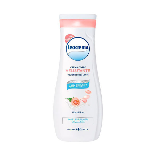 LEOCREMA - CREMA 400 ML - VELLUTANTE OLIO DI ROSA