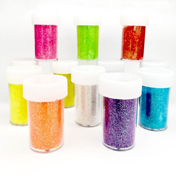 FRASCOS - POTES - GRANDES - BRILLANTINAS - X 12 - RB 12196