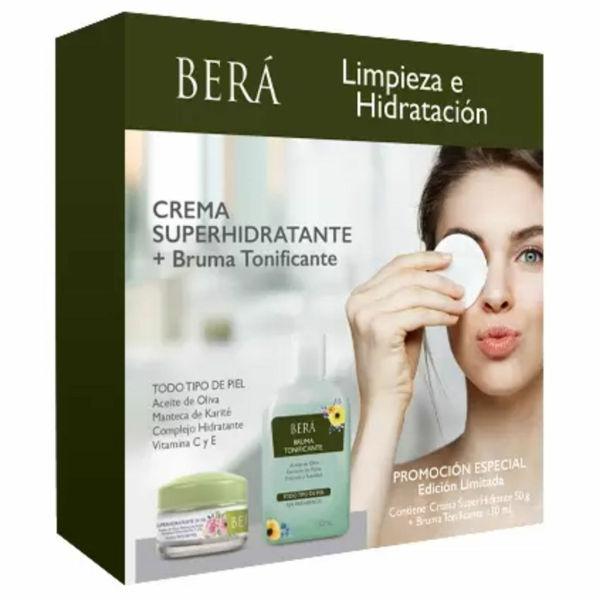 BERA - PCK - CREMA FACIAL - SUPER HIDRATANTE + BRUMA 
