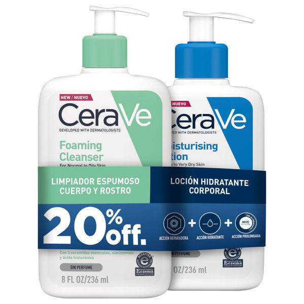 Cerave - PCK LIMPIADOR ESPUMOSO + LOCION HIDRATANTE