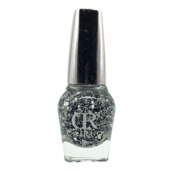 BRI41 - ESMALTE CR - DESTELLOS - NEGRO/BLANCO - No.41 