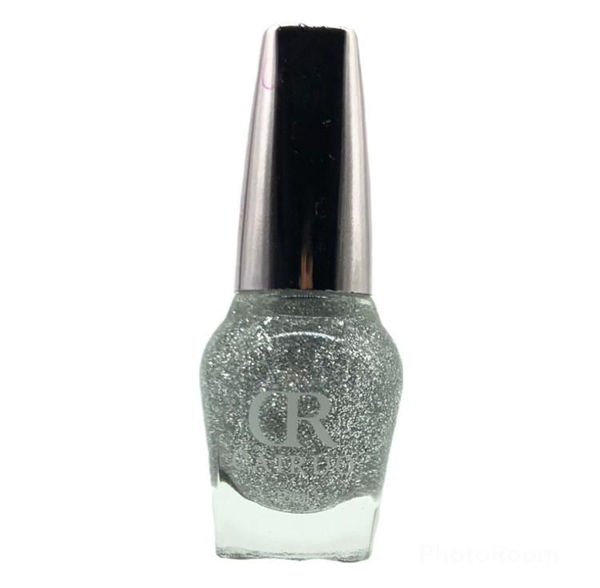 BRI164 - ESMALTE CR - DESTELLOS - PLATEADO - No.164 