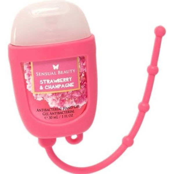 SENSUAL BEAUTY - GEL - MANOS - SILICONA - STRAWBERRIES & CHA