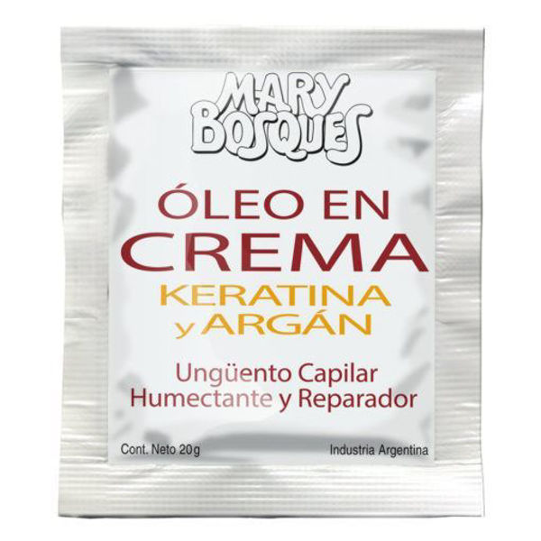 MARY BOSQUES  - UNGUENTO - KERATINA & ARGAN  - SACHET - 20 G