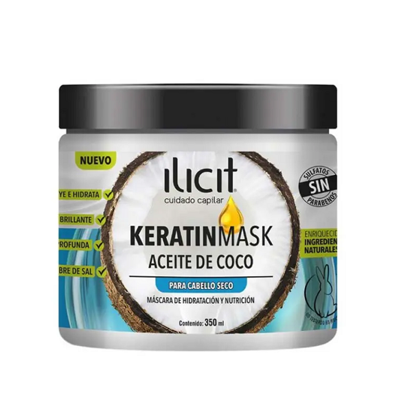 ILICIT - MASCARA - KERATINA - COCO - 350 GRS