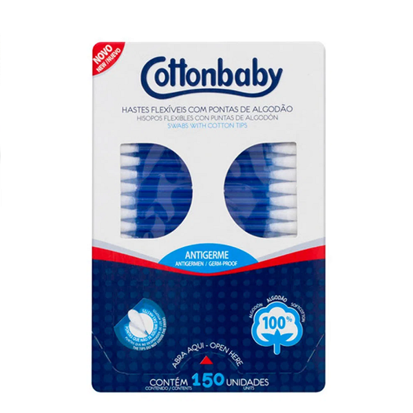 COTTONBABY - BASTONCILLO - CAJA - 150 UNID 