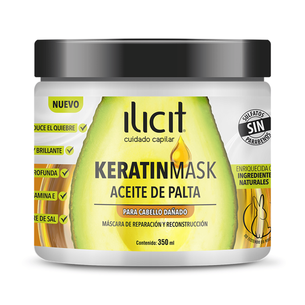  ILICIT - MASCARA - KERATINA - PALTA - 350 GRS