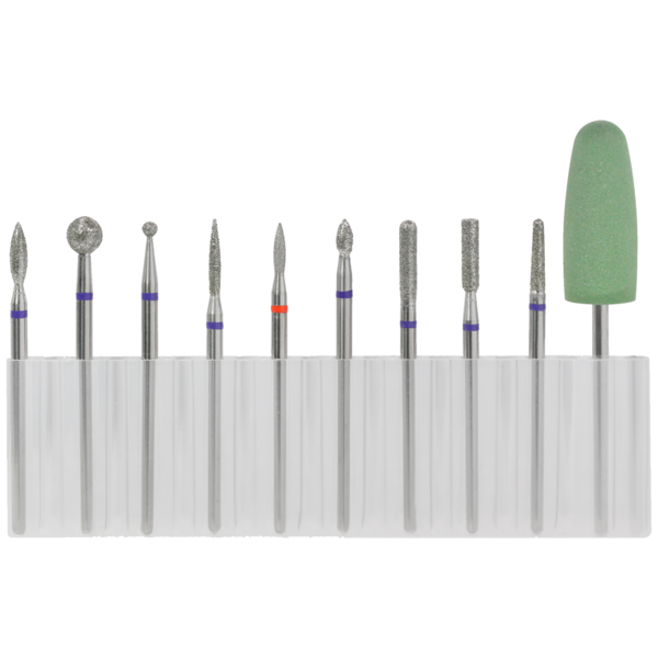 MIA SECRET - SET 10 - FRESAS - MANICURA RUSA - TORNO