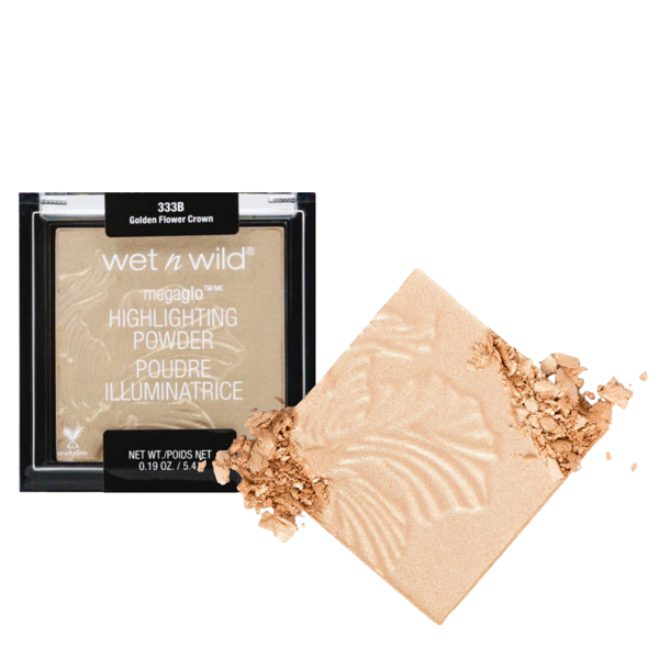 WET N WILD - 333B - ILUMINADOR - POLVO - MEGAGLOW -  Golden Flower Crown 333B