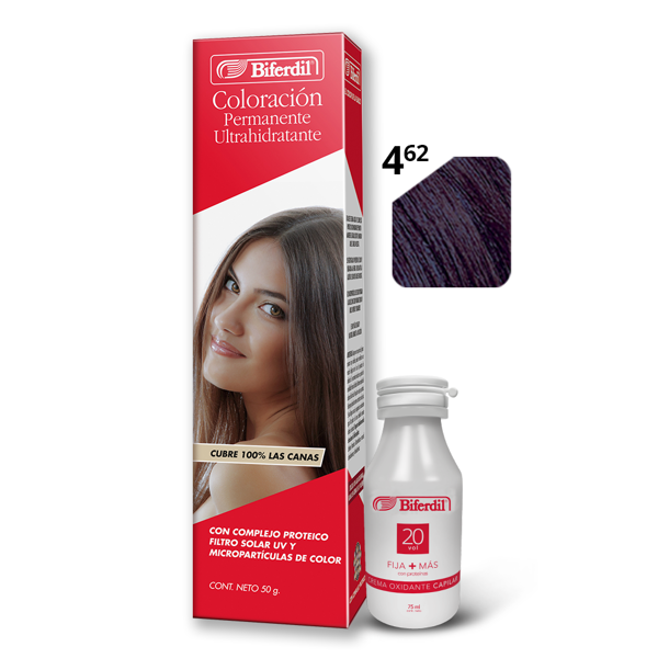 BIFERDIL - COLORACION - POMO - Nº 4.62 