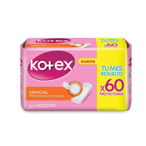 KOTEX - PROT DIARIOS - CLASSIC - 60 UNIDADES