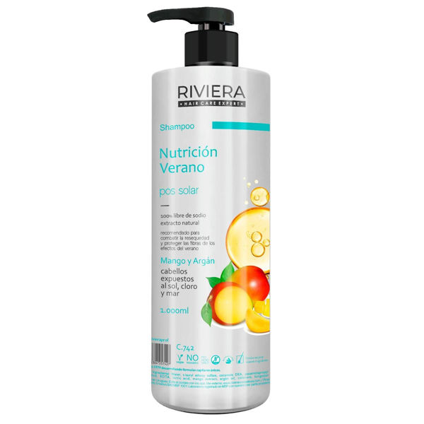 RIVIERA -NUTRICION VERANO - MANGO Y ARGAN - SH - 1000 ML