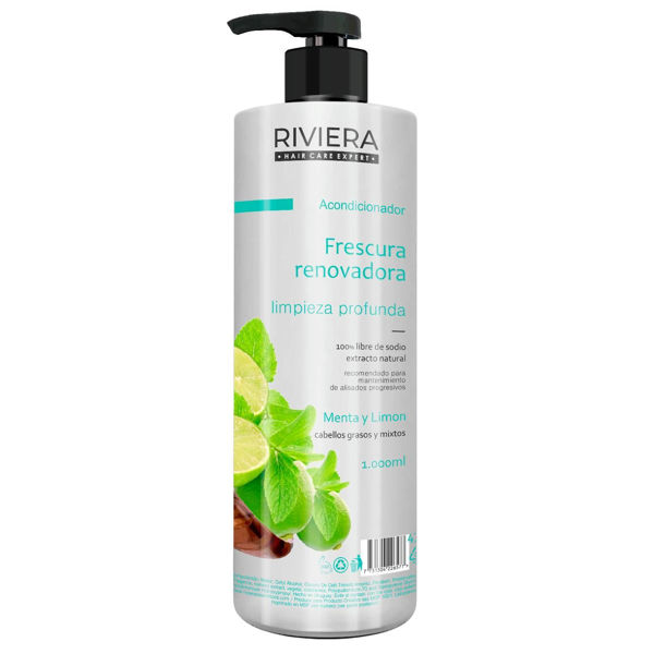 RIVIERA - MENTA Y LIMA - ACOND - SIN SAL - 1000 ML