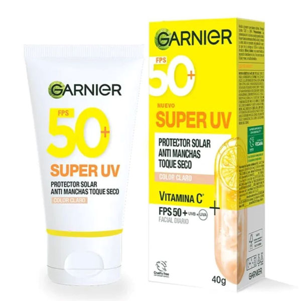 GARNIER - SUPER UV - FPS 50+ - SOLAR - FACIAL - LIGHT