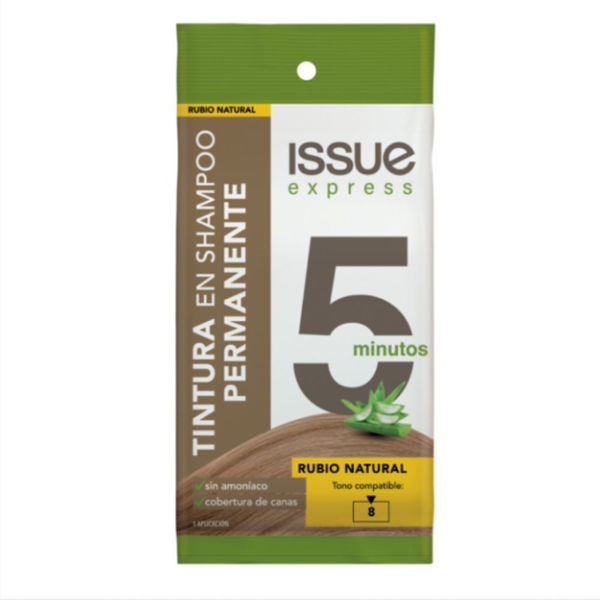 ISSUE - TINTURA EN SHAMPOO - EXPRESS 5 MIN - RUBIO NATURAL