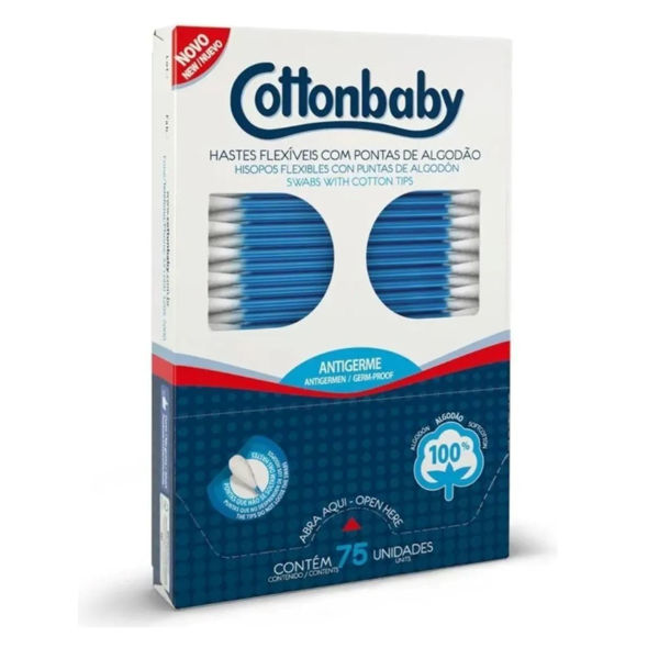 COTTONBABY - BASTONCILLO - CAJA - 75 UNID