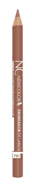 NEWCOLOR - LAPIZ DELINEADOR LABIOS - N° 751 - MARRON