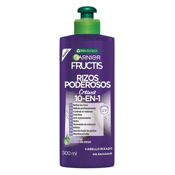 FRUCTIS - RIZOS PODEROSO - 10 en 1 - CMA PEINAR - 300 ML